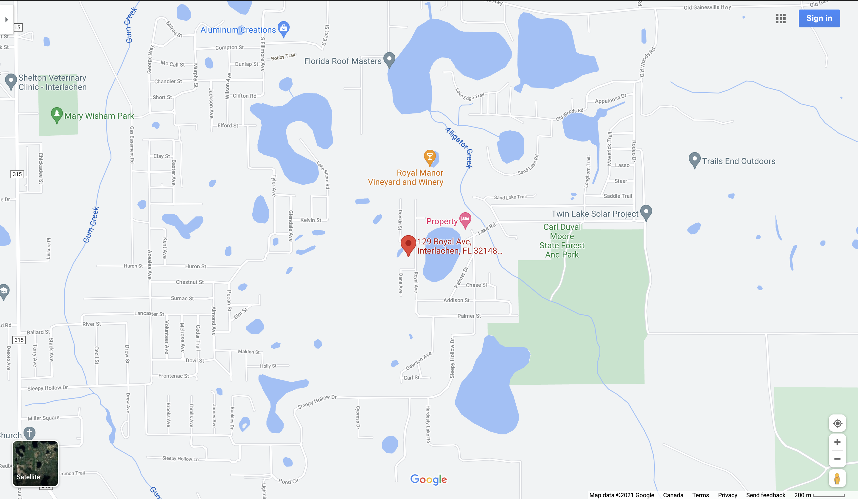 0 51 Acres 129 Royal Avenue - Google Maps 